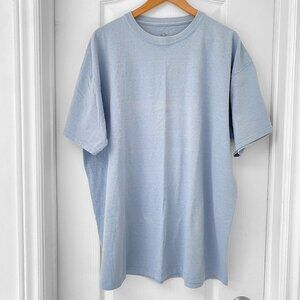 Fruit of the Loom Light Blue Cotton T-Shirt XXL Short Sleeve Basic Tee